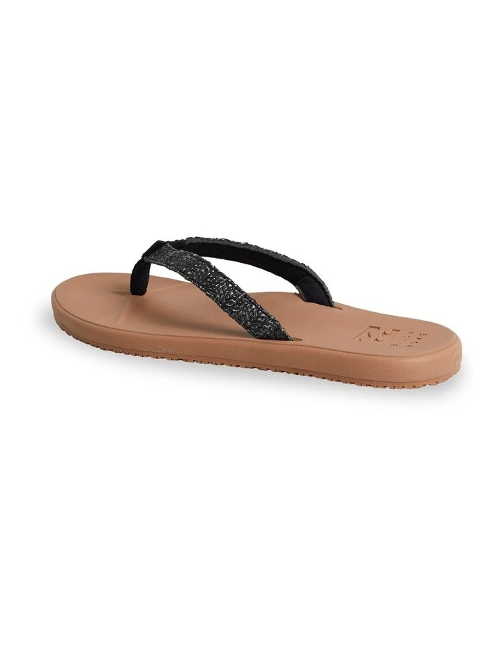 Kiana Recovery Sandals in Black image 2