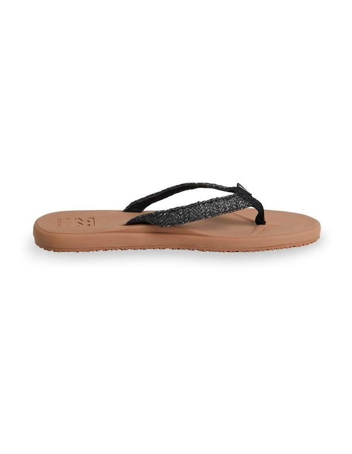 Kiana Recovery Sandals in Black image 3
