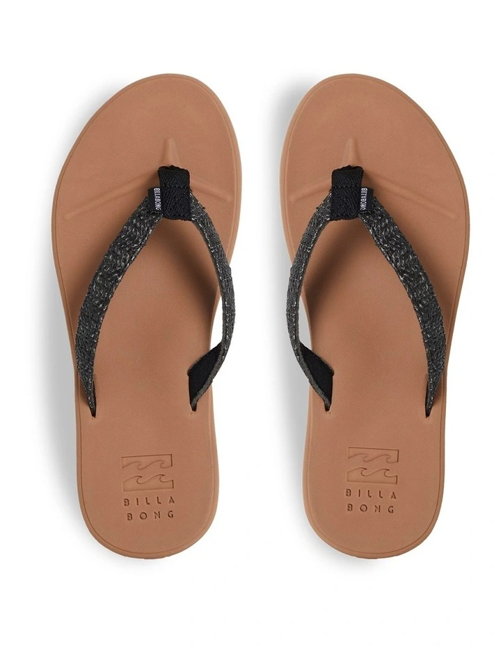 Kiana Recovery Sandals in Black image 5