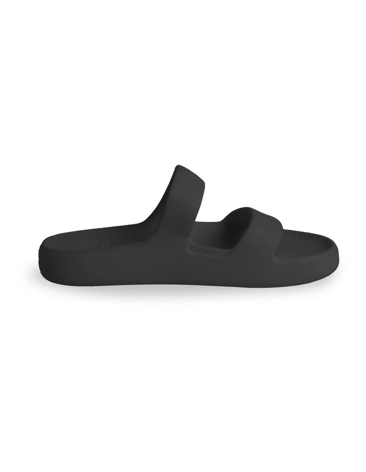 Malibu Recovery Sandals in Black image 2