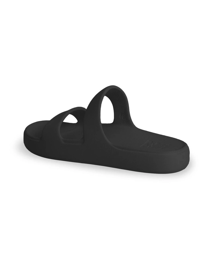 Malibu Recovery Sandals in Black image 3