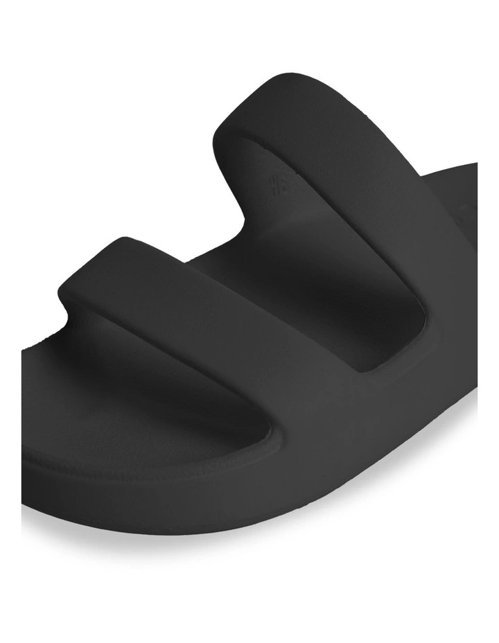 Malibu Recovery Sandals in Black image 4