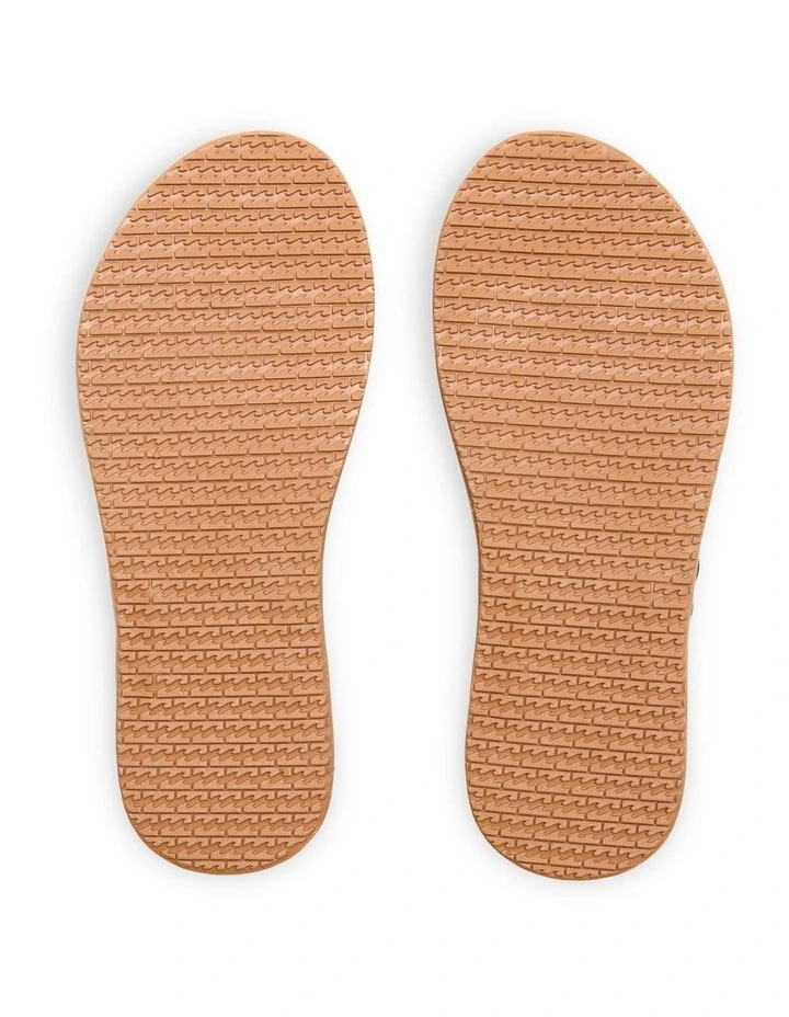 Olivia Recovery Strappy Thongs In in Brown/Tan image 4