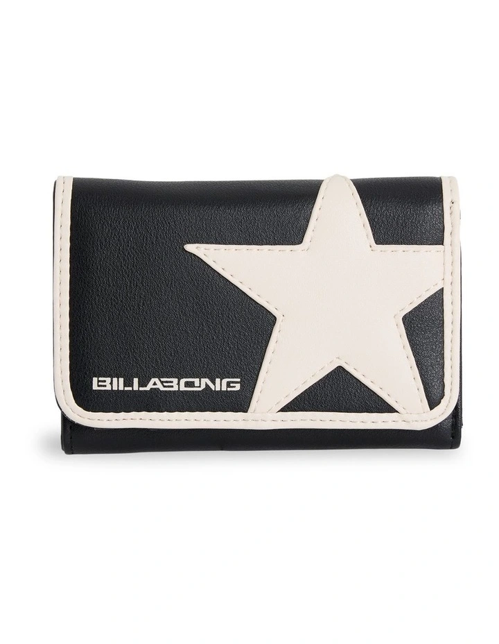 Starsurfer Tri Fold Wallet in Black Pebble image 1
