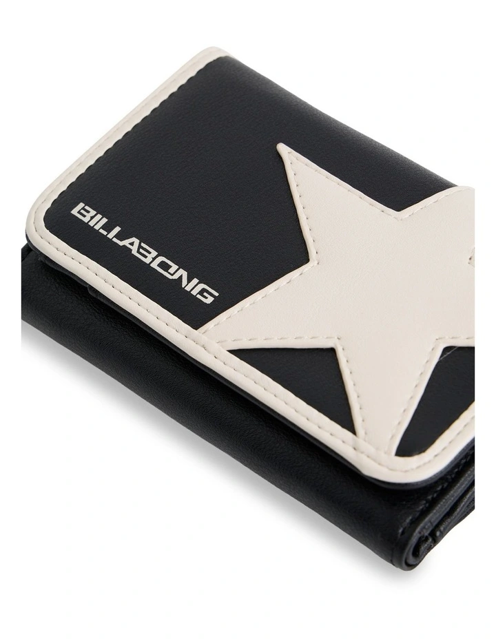 Starsurfer Tri Fold Wallet in Black Pebble image 3
