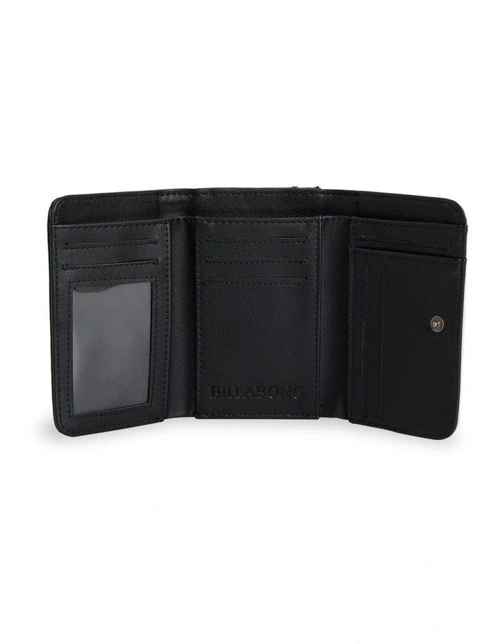 Starsurfer Tri Fold Wallet in Black Pebble image 4