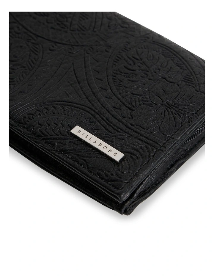 Tropical Rhapsody Bi Fold Wallet in Black image 3