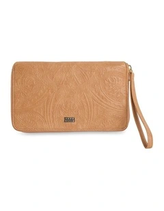 Tropical Rhapsody Wallet In Tan