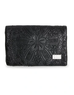 Tropical Rhapsody Bi Fold Wallet in Black