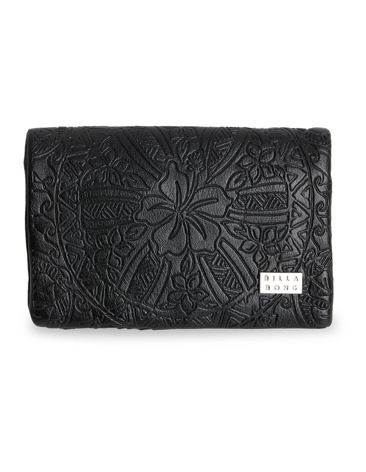 Tropical Rhapsody Bi Fold Wallet in Black image 1