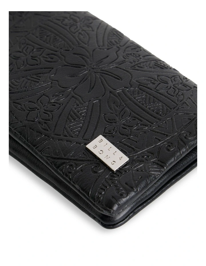 Tropical Rhapsody Bi Fold Wallet in Black image 3