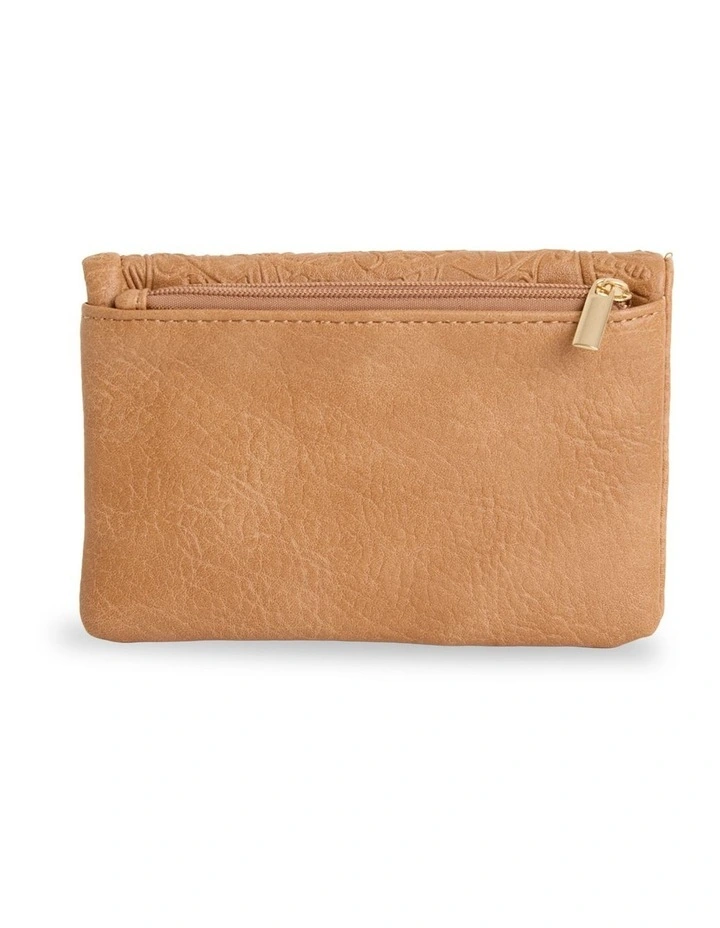 Tropical Rhapsody Bi Fold Wallet In Tan image 2