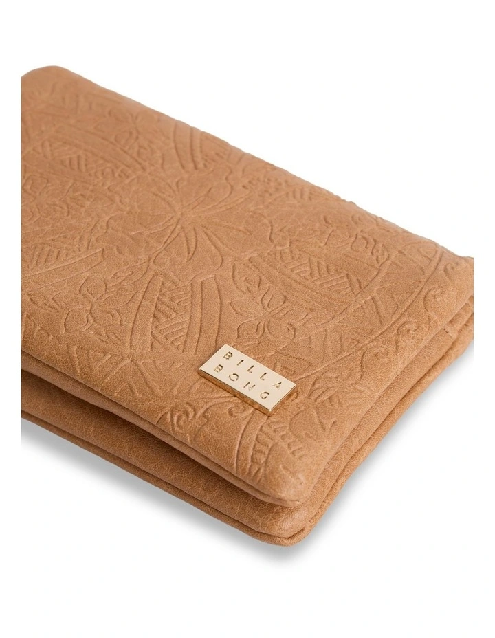 Tropical Rhapsody Bi Fold Wallet In Tan image 4