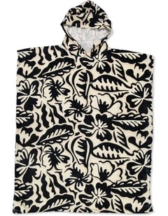 Wave Tribe Hooded Towel in Salt Crystal
