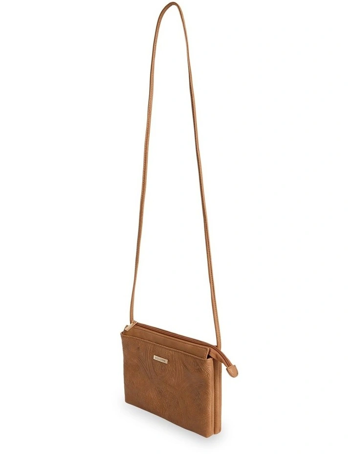Tropical Rhapsody Festival Sling Bag In Tan image 3