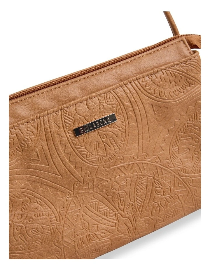 Tropical Rhapsody Festival Sling Bag In Tan image 4