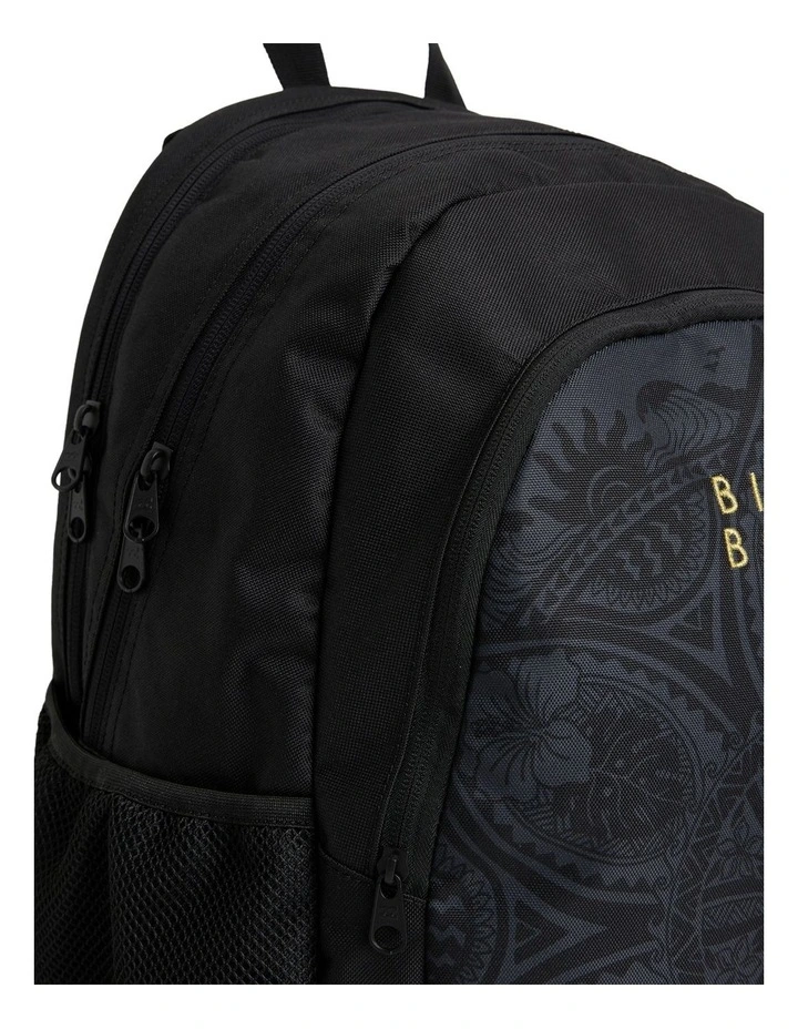 Tropical Rhapsody Mahi Backpack in Black image 5