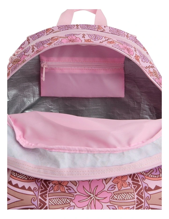 Tropical Rhapsody Mahi Backpack In Candy Pink image 4