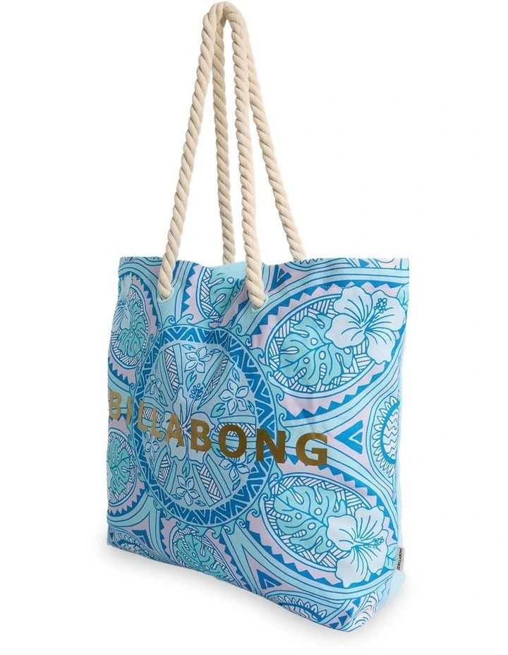 Tropical Rhapso Tote Bag in Blue Horizon image 3