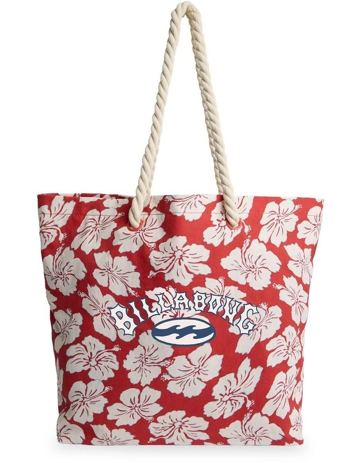 Paradise Call Tote Bag In Red Crush image 1