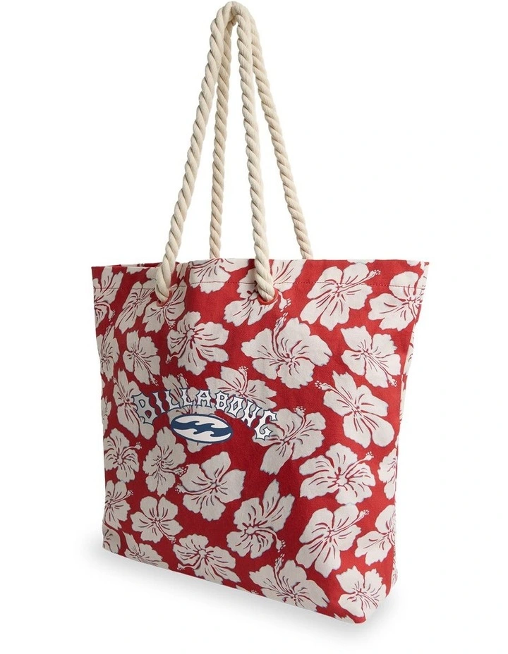 Paradise Call Tote Bag In Red Crush image 3