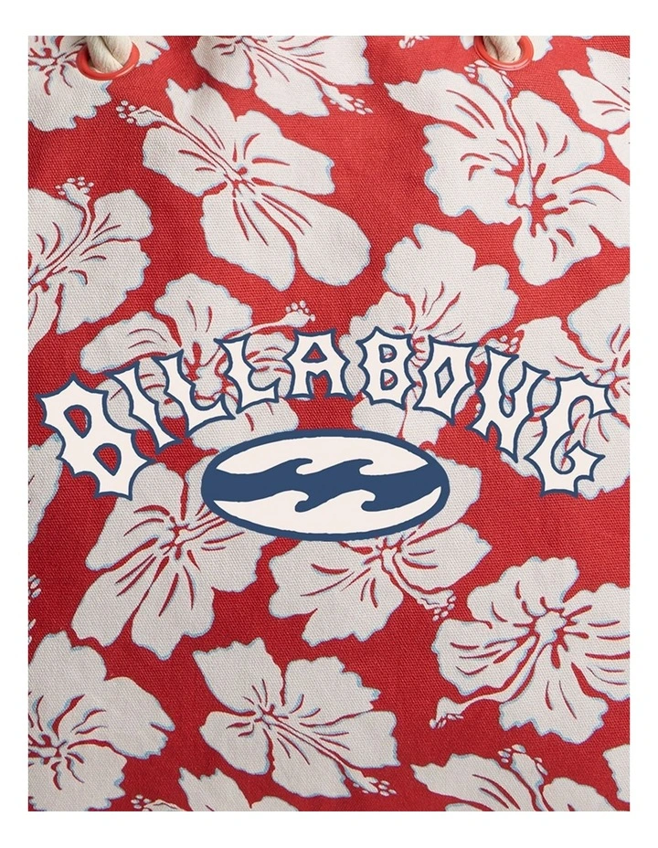 Paradise Call Tote Bag In Red Crush image 5
