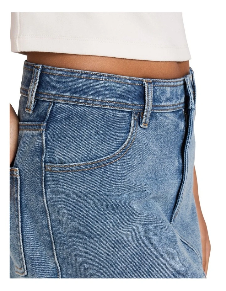 Dreamer Denim Skirt In Surfside image 4