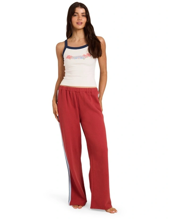 Culture Trackpants In Red Crush image 1