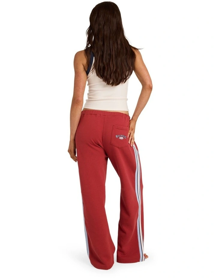 Culture Trackpants In Red Crush image 2