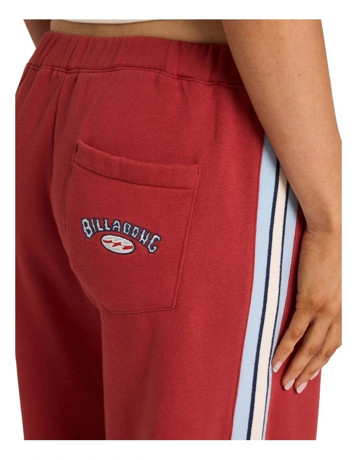 Culture Trackpants In Red Crush image 4