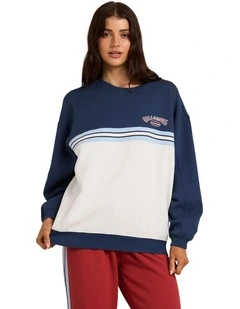 Culture Crew Neck Jumper In Pacific Shore