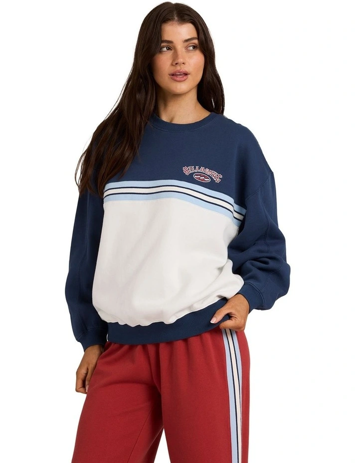 Culture Crew Neck Jumper In Pacific Shore image 3