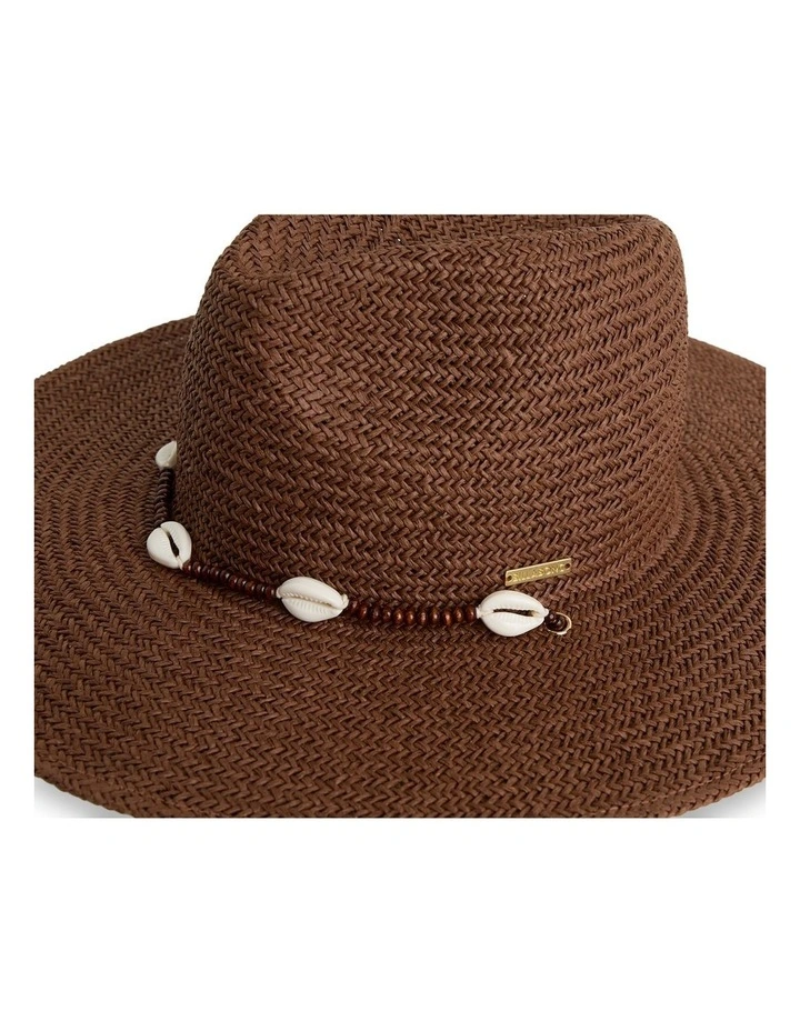 Here To Stay Straw Hat In Espresso image 3