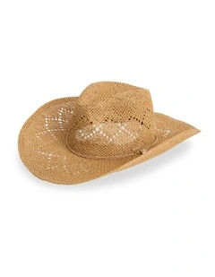 Desert Siren Straw Hat In Natural