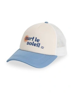 Surf Le Soleil Trucker Cap In Blue Horizon