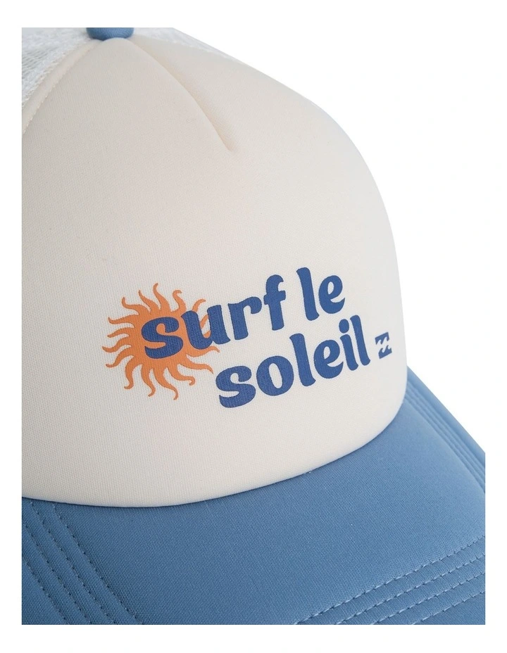 Surf Le Soleil Trucker Cap In Blue Horizon image 3