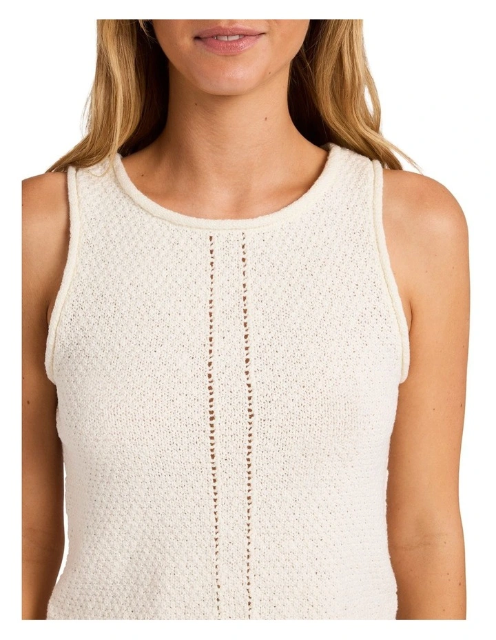 Here To Stay Tank Top In Salt Crystal image 4