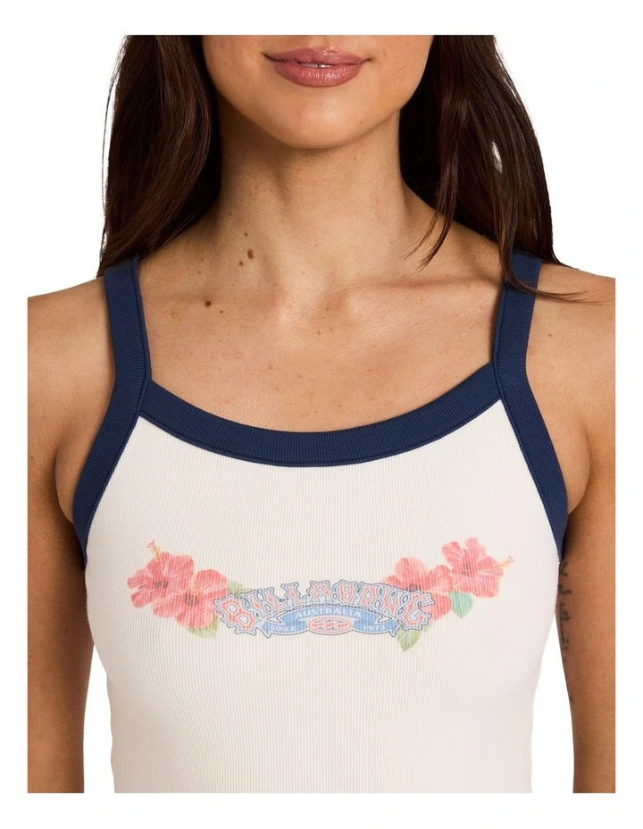 Since 73 Culture Tank Top In Salt Crystal image 4