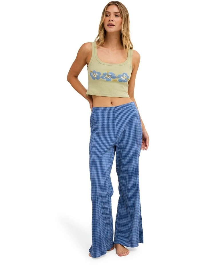 Twilight Dreamer Elastic Waist Pants In True Navy image 1
