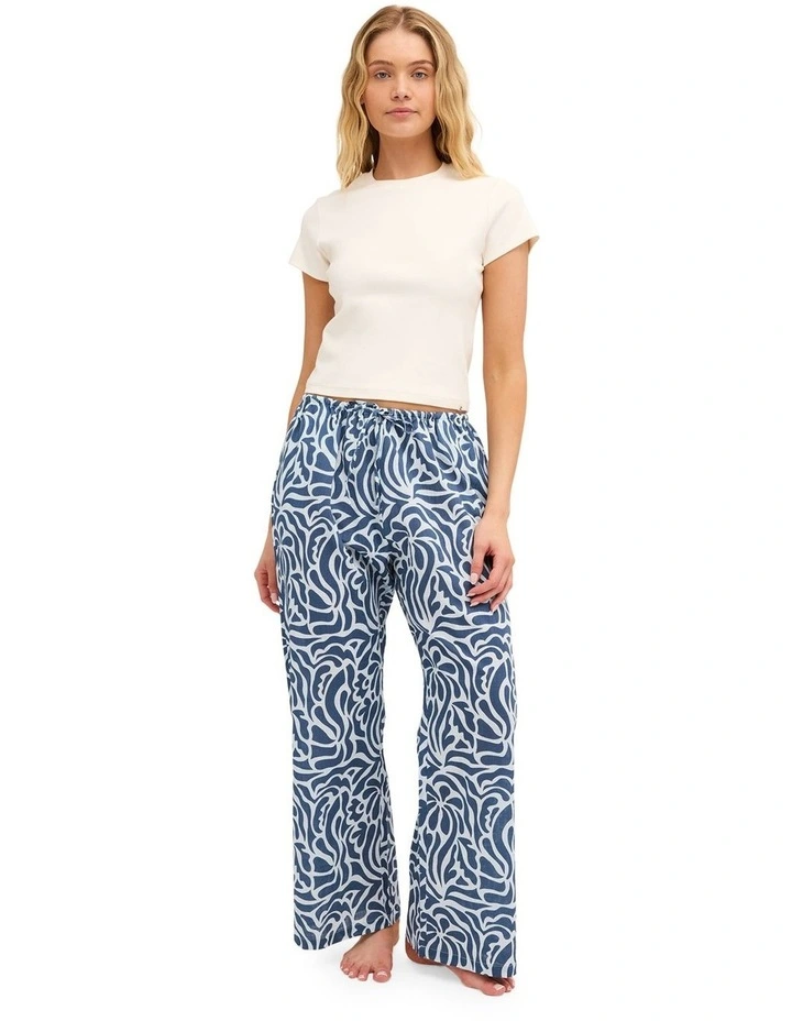 Oasis Elastic Waist Pants In Dusk Blue image 1