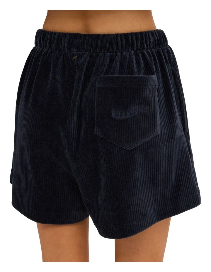 Good Day 2 Elastic Waist Shorts In True Navy image 4