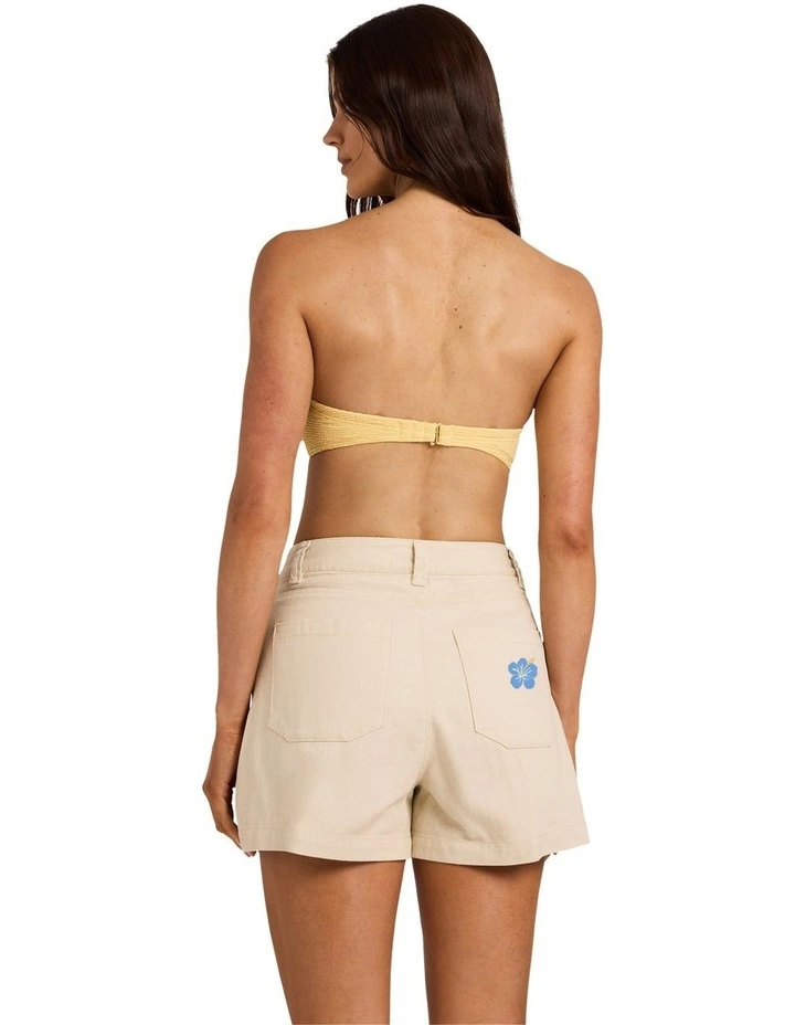Hibiscus Wave Walkshorts in Whitecap image 2