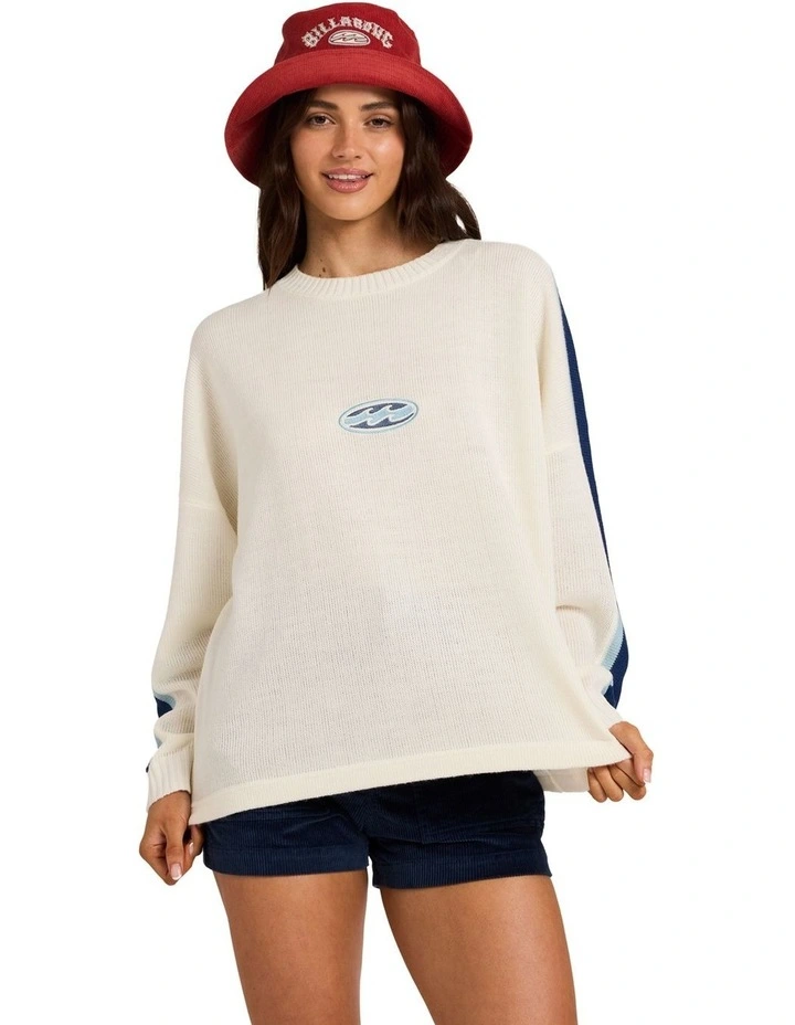 Living 73 Crew Neck Jumper in Salt Crystal image 1