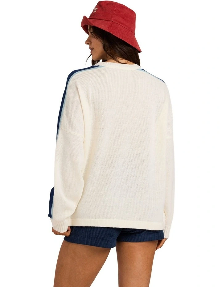 Living 73 Crew Neck Jumper in Salt Crystal image 2