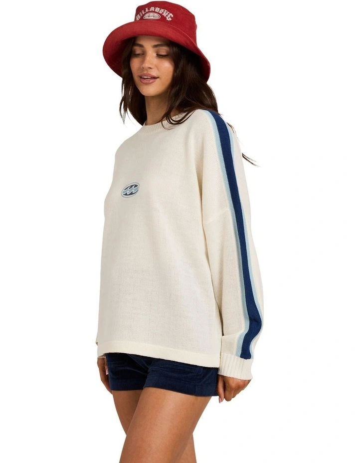 Living 73 Crew Neck Jumper in Salt Crystal image 3