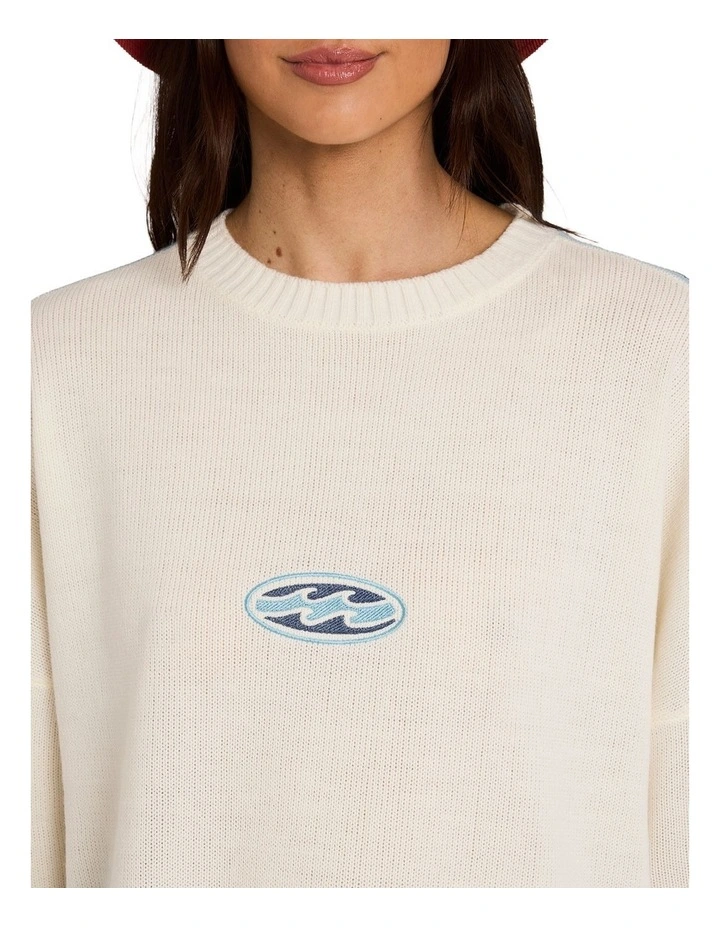 Living 73 Crew Neck Jumper in Salt Crystal image 4