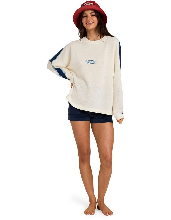 Living 73 Crew Neck Jumper in Salt Crystal image 5
