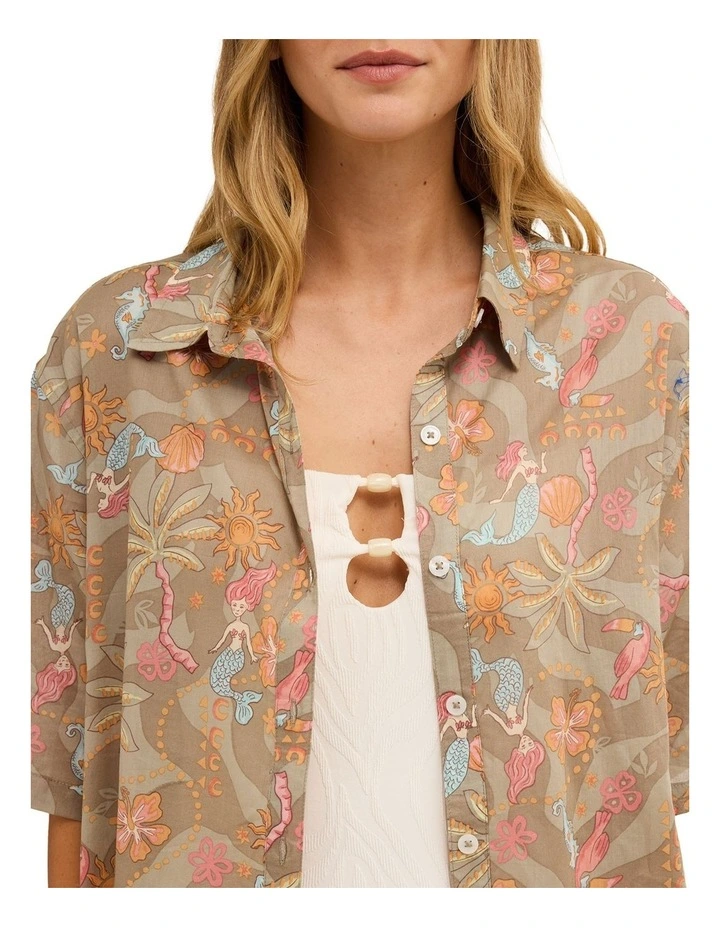 Lost In Paradise Short Sleeve Shirt Seagrass image 4