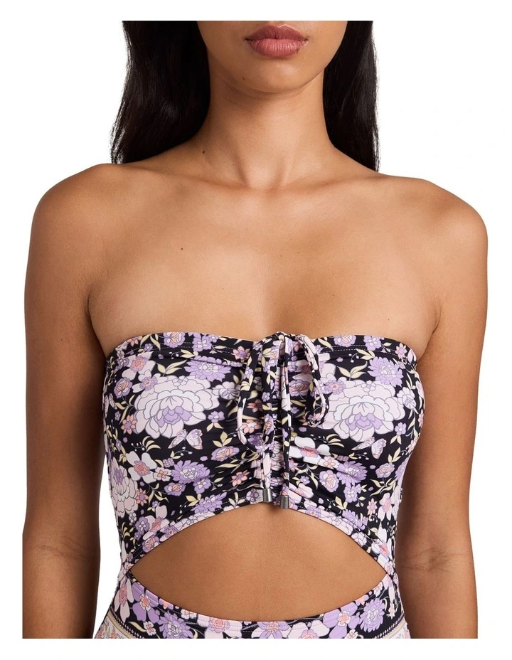 Forevermore Summer One Piece Swimsuit in Black Pebble image 4