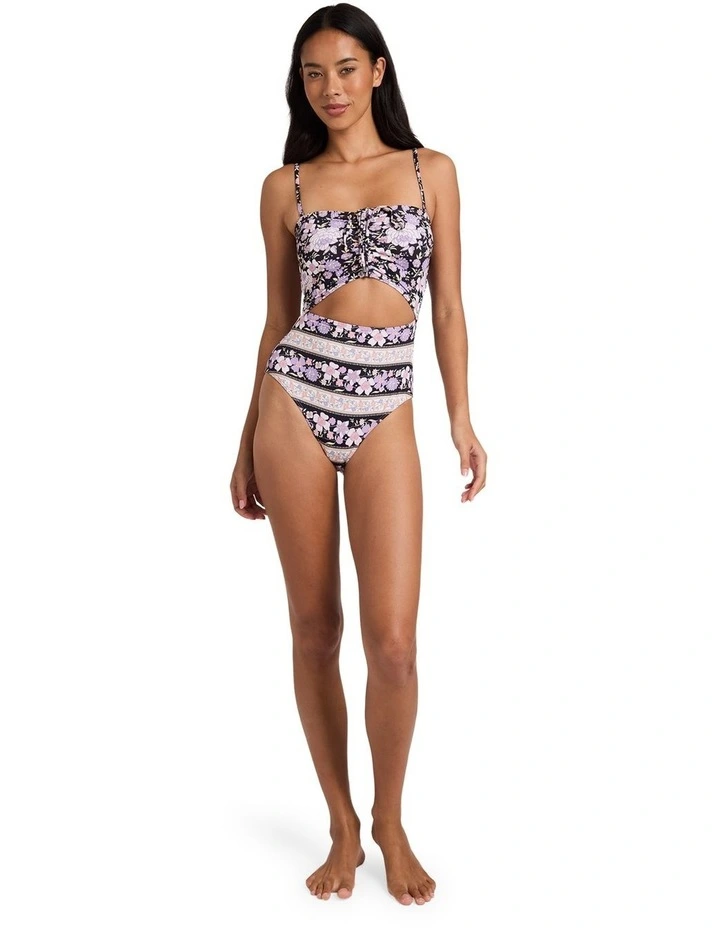 Forevermore Summer One Piece Swimsuit in Black Pebble image 5